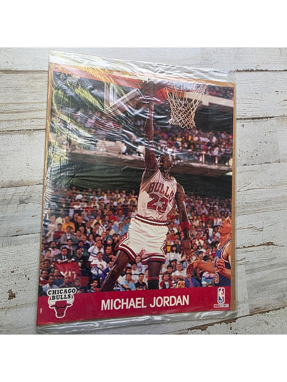 1990 Hoops Michael Jordan #23 8x10 Action Photo Oversized Basketball Card Sealed